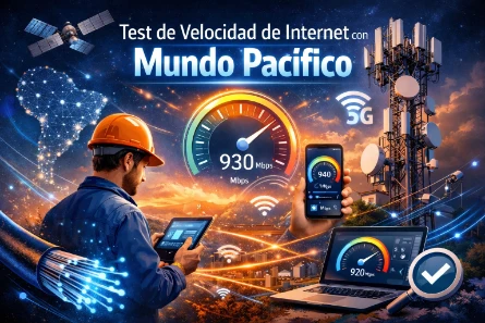 Test de Velocidad de Internet con Mundo Pacífico